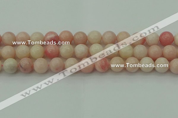 COP1229 15.5 inches 12mm round Chinese pink opal beads wholesale