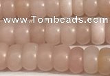 COP1237 15.5 inches 3.5*6mm rondelle Chinese pink opal beads