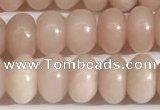 COP1238 15.5 inches 5*8mm rondelle Chinese pink opal beads