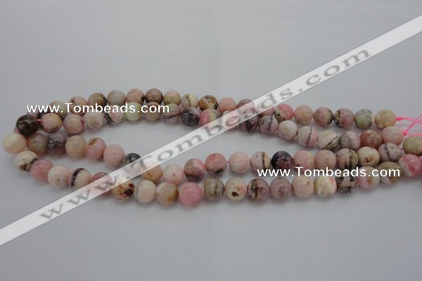 COP1252 15.5 inches 8mm round natural pink opal gemstone beads