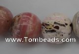 COP1258 15.5 inches 20mm round natural pink opal gemstone beads