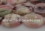 COP1275 15.5 inches 13*18mm oval natural pink opal gemstone beads