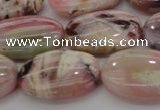 COP1276 15.5 inches 15*20mm oval natural pink opal gemstone beads