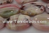 COP1277 15.5 inches 18*25mm oval natural pink opal gemstone beads