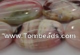 COP1279 15.5 inches 25*35mm oval natural pink opal gemstone beads