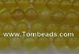 COP1301 15.5 inches 6mm round natural yellow opal gemstone beads