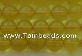 COP1302 15.5 inches 8mm round natural yellow opal gemstone beads