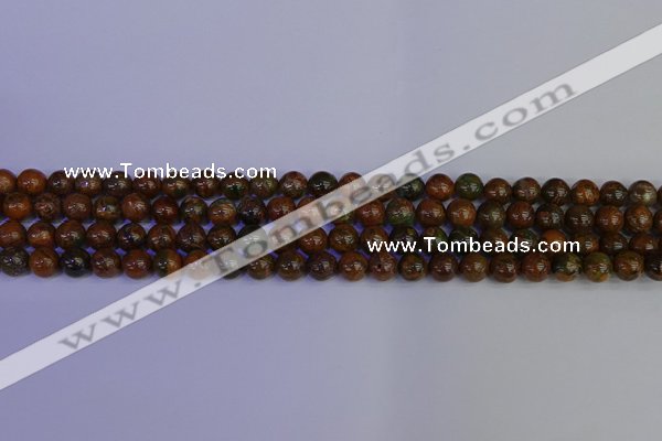 COP1361 15.5 inches 6mm round African green opal beads wholesale