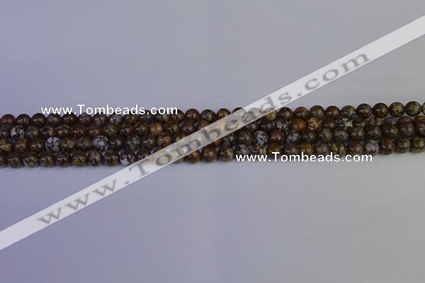 COP1370 15.5 inches 4mm round fire lace opal beads wholesale