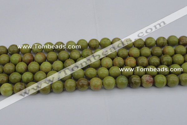 COP1403 15.5 inches 10mm round yellow opal gemstone beads