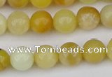 COP1427 15.5 inches 8mm round yellow opal beads wholesale