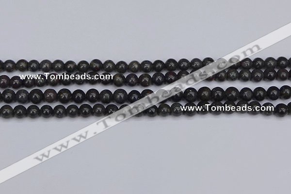 COP1441 15.5 inches 6mm round blue opal gemstone beads