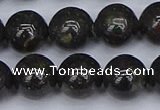 COP1443 15.5 inches 10mm round blue opal gemstone beads