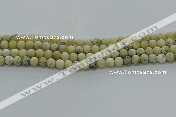 COP1461 15.5 inches 6mm round African opal gemstone beads