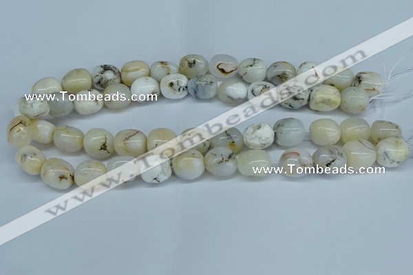 COP1485 15.5 inches 10*14mm - 12*16mm nuggets grey opal beads