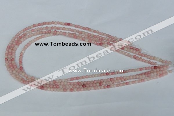 COP150 15.5 inches 4mm round pink opal gemstone beads wholesale