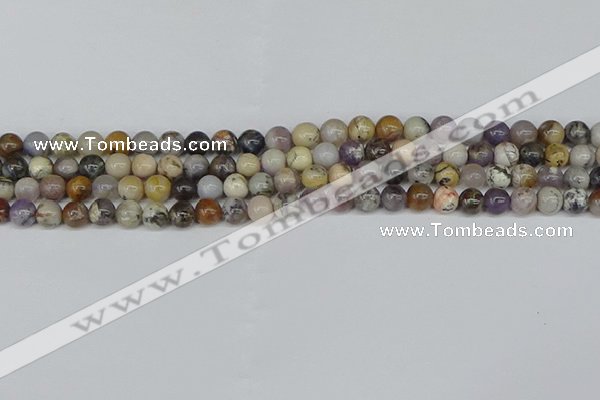 COP1511 15.5 inches 6mm round amethyst sage opal beads wholesale