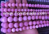 COP1530 15.5 inches 4mm - 14mm round natural pink opal gemstone beads