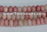 COP159 15.5 inches 5*8mm rondelle pink opal gemstone beads wholesale