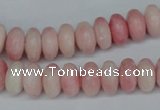 COP160 15.5 inches 6*12mm rondelle pink opal gemstone beads wholesale