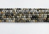 COP1608 15.5 inches 4mm faceted round moss opal beads