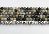 COP1610 15.5 inches 8mm faceted round moss opal beads