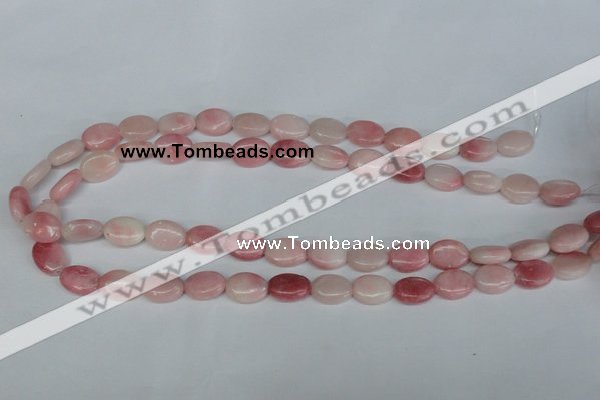 COP165 15.5 inches 10*14mm oval pink opal gemstone beads wholesale