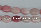 COP166 15.5 inches 12*16mm oval pink opal gemstone beads wholesale