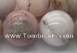 COP1708 15.5 inches 18mm round natural pink opal gemstone beads