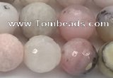 COP1713 15.5 inches 10mm faceted round natural pink opal beads