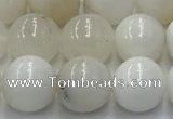 COP1731 15.5 inches 8mm round white opal beads wholesale