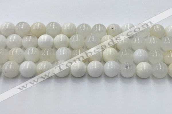 COP1733 15.5 inches 12mm round white opal beads wholesale