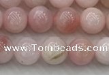 COP1780 15.5 inches 6mm round pink opal gemstone beads