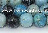 COP1791 15.5 inches 8mm round blue opal gemstone beads