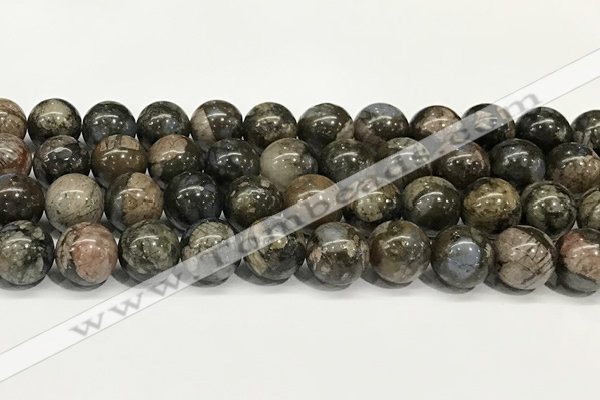 COP1804 15.5 inches 12mm round grey opal beads wholesale