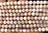 COP1926 15 inches 6mm round natural pink opal gemstone beads