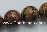 COP200 15.5 inches 20mm round natural brown opal gemstone beads