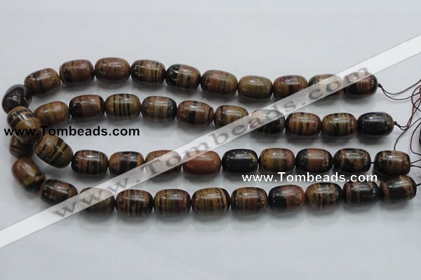 COP208 15.5 inches 13*18mm egg-shaped natural brown opal gemstone beads