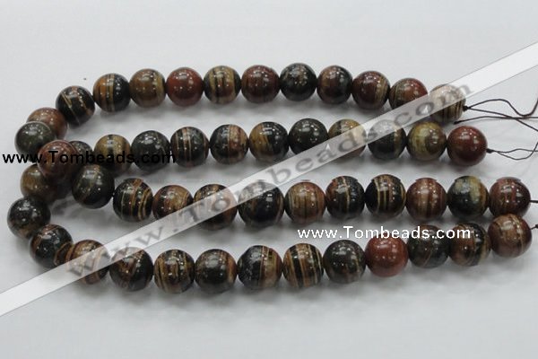 COP224 15.5 inches 16mm round natural brown opal gemstone beads