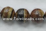 COP225 15.5 inches 18mm round natural brown opal gemstone beads