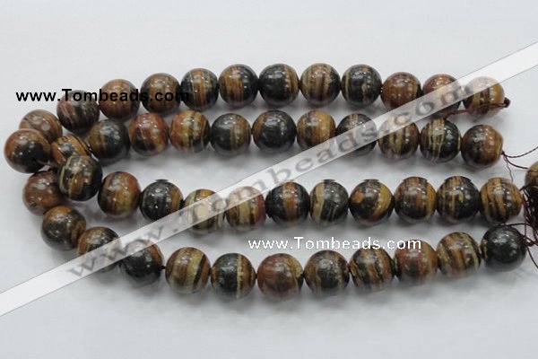 COP225 15.5 inches 18mm round natural brown opal gemstone beads