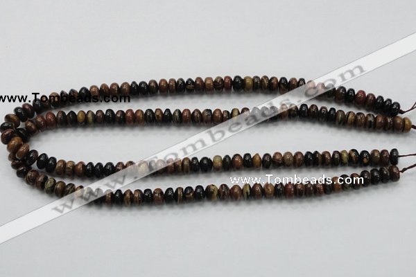 COP226 15.5 inches 5*8mm rondelle natural brown opal gemstone beads