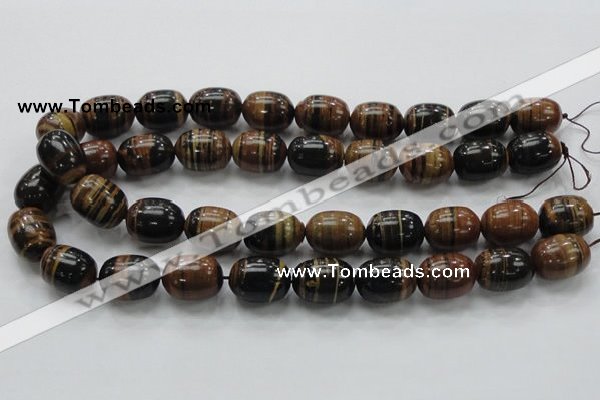 COP227 15.5 inches 15*20mm egg-shaped natural brown opal gemstone beads