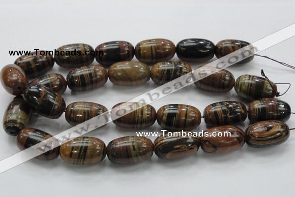 COP228 15.5 inches 20*30mm egg-shaped natural brown opal gemstone beads