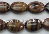 COP232 15.5 inches 15*20mm oval natural brown opal gemstone beads