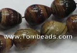 COP239 15.5 inches 15*20mm teardrop natural brown opal gemstone beads