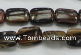 COP249 15.5 inches 12*16mm rectangle natural brown opal gemstone beads