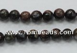 COP265 15.5 inches 8mm round natural grey opal gemstone beads