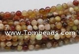 COP300 15.5 inches 4mm round brandy opal gemstone beads wholesale