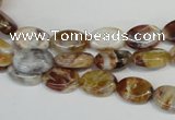 COP314 15.5 inches 8*12mm oval brandy opal gemstone beads wholesale